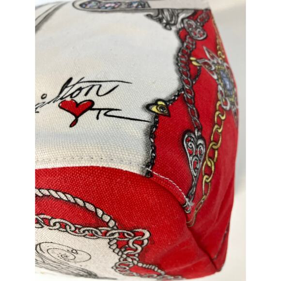 BRIGHTON (XXL) CANVAS WOMENS "ALL THAT GLITTER TOTE" - Picture 10 of 12